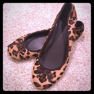 Lauren RL Cheetah Print Flats